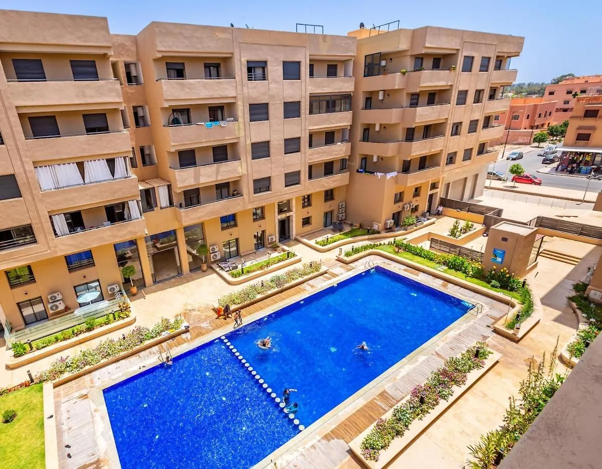 Appartement Haut De Gamme Avec Piscine Privee Et Grande Terrasse Marrakesh 0*,  Marocco