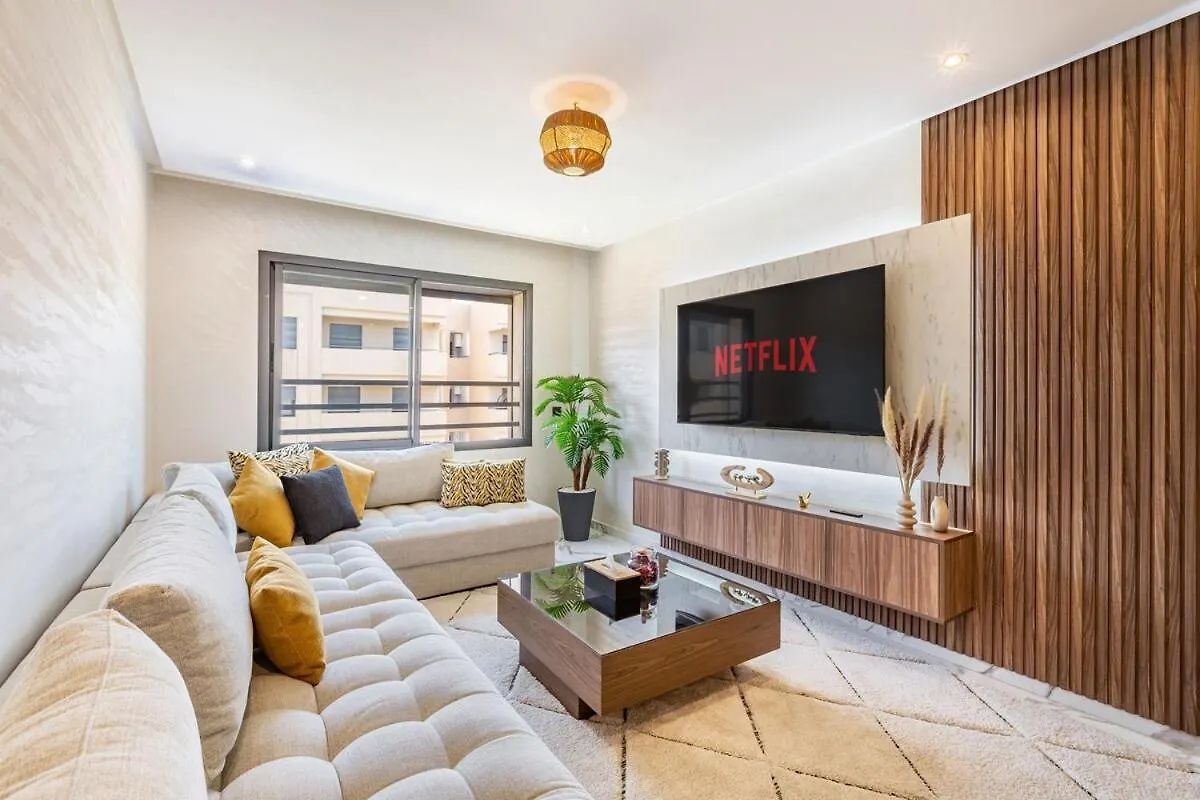 Appartement Haut De Gamme Avec Piscine Privee Et Grande Terrasse Μαρακές